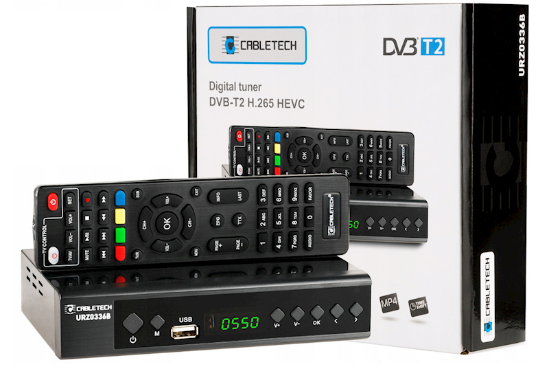 TUNER DVB-T2 HEVC H.265 CABLETECH URZ0336B
