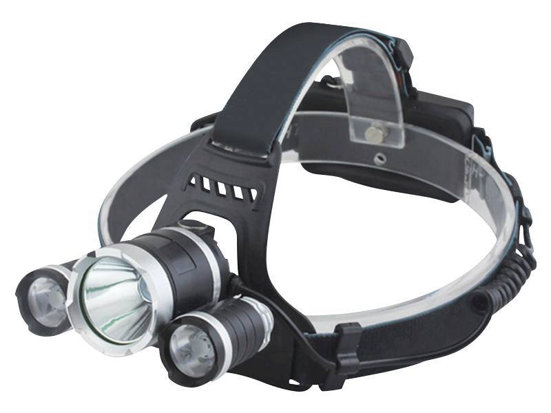 LATARKA CZOŁOWA 3-LED T6 1200lm 4-STOPNIOWA REGUL.