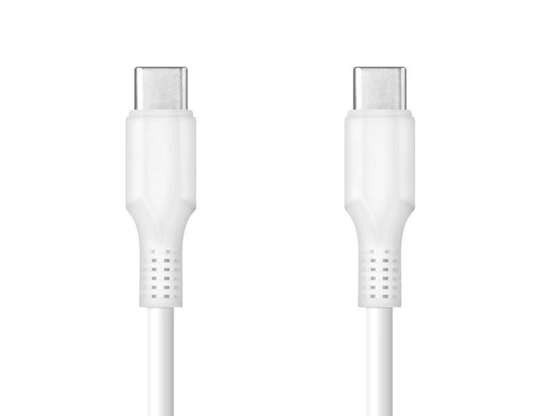 KABEL TYPU C - TYPU C 1m BIAŁY QUICK CHARGE