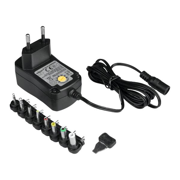ZASILACZ UNIWERSALNY 30W 2500mA 8 KOŃCÓWEK