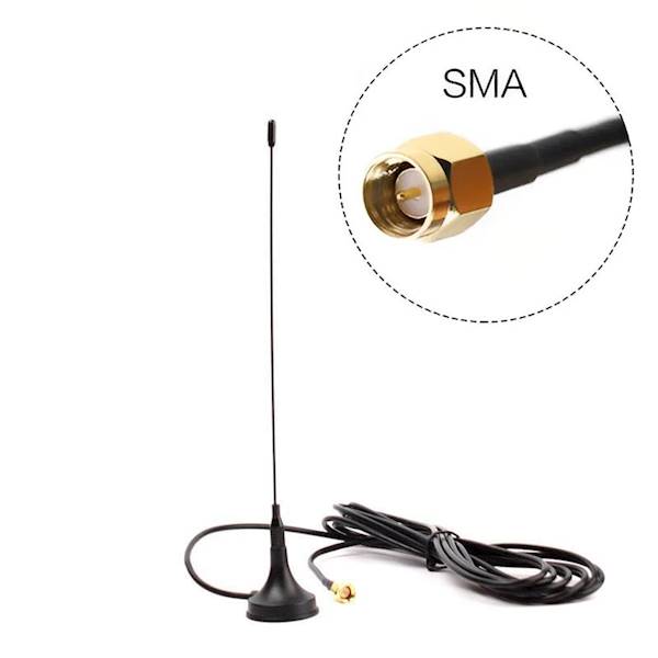 ANTENA GSM 433MHz 5dbi SMA 150mm magnes
