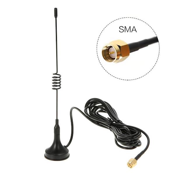 ANTENA 850-2170MHz 5dbi SMA 32cm MAGNES