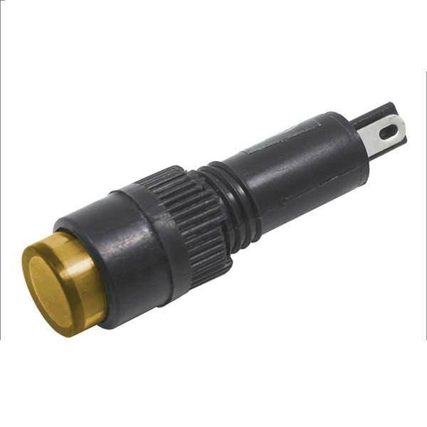KONTROLKA 8mm 230V AC ŻÓŁTA