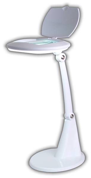 LAMPA BIURKOWA LED SMD Z LUPĄ 127X78mm 3D 5W