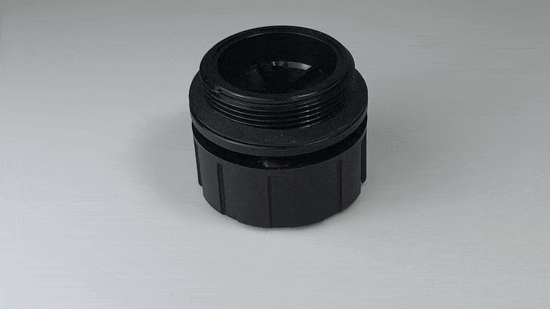 Korek odpowietrzająco ssący 2" czarny A013