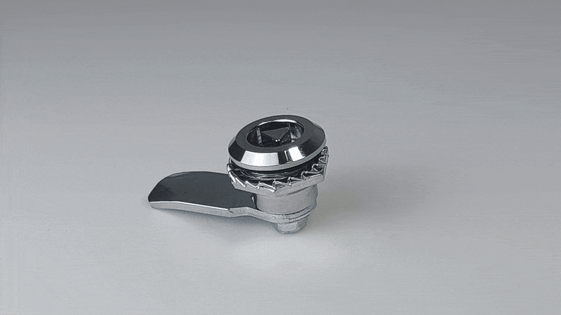 Zamek obrotowy 90 z zabezpieczeniem + kluczyk A070