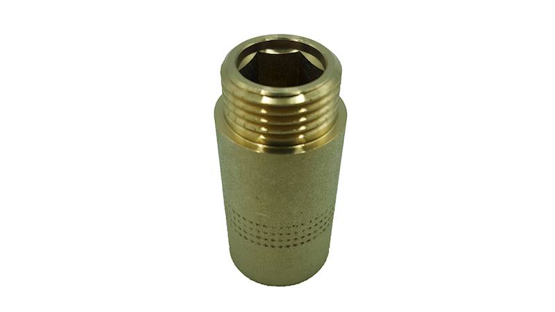 Tuleja mosiężna gwintowana 1/2x1/2 68g A076