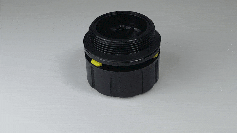 Korek odpowietrzająco ssący 2" żółty A046