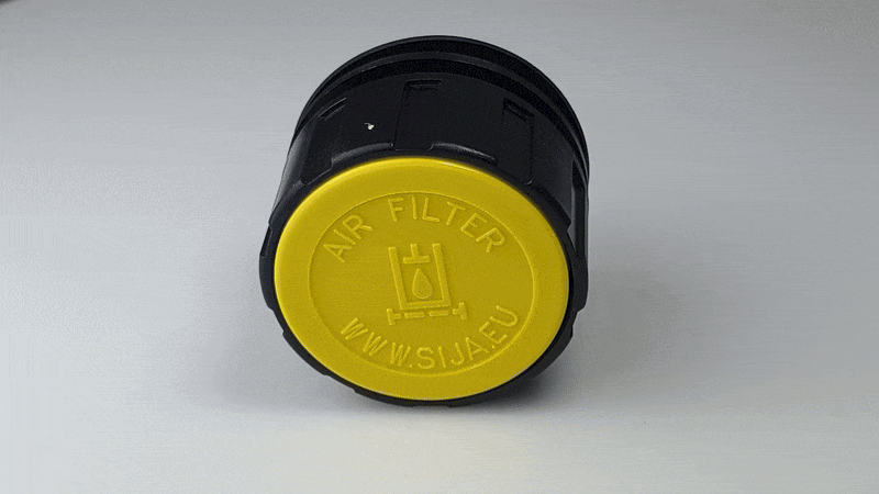 Korek odpowietrzająco ssący 2" żółty A046