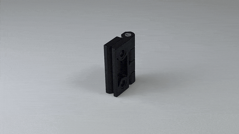 Zawias 50x50 czarny A028