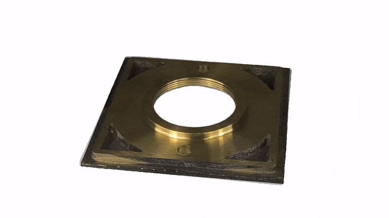 Płyta GTJ mosiądź obrobiona