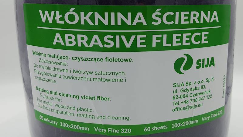 Włóknina ścierna rolka 60 listków 100x200mm A0123