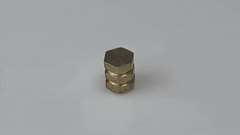 Brass insert M5x10 insert mosiężny A058