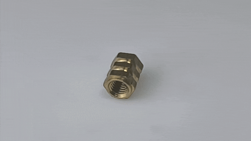Brass insert M5x10 insert mosiężny A058