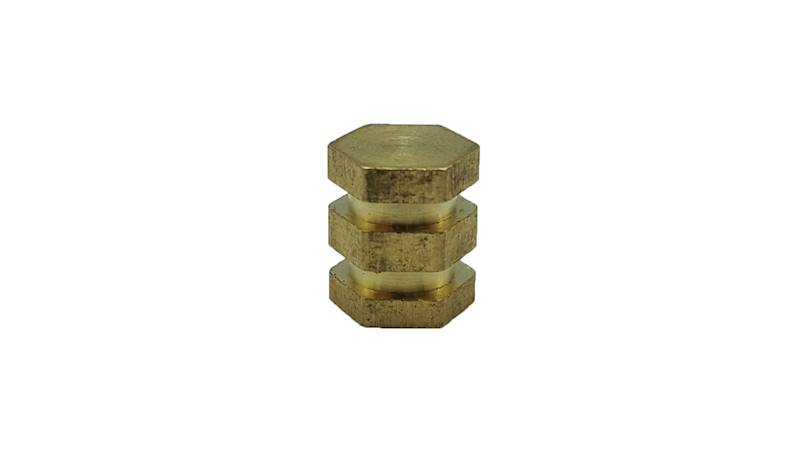 Brass insert M10x20 insert mosiężny ślepy A059