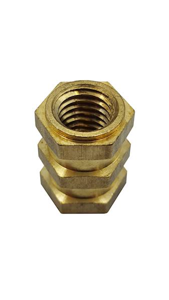 Brass insert M10x20 insert mosiężny ślepy A059