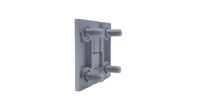 Zawias 50x50 srebrny M6x12 A065