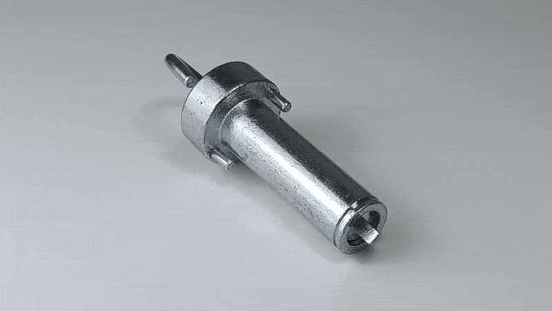 Blokada stalowa + blaszka blokady A054