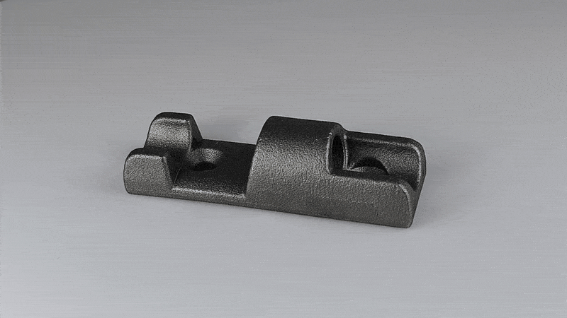 Zawias do burty aluminiowej L120 zestaw A0145