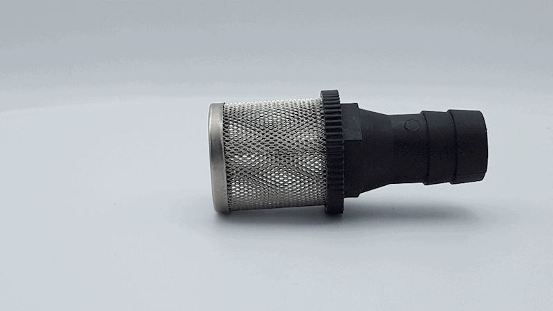 Kosz ssący z końcówką plastikową na wąż 1" A0136
