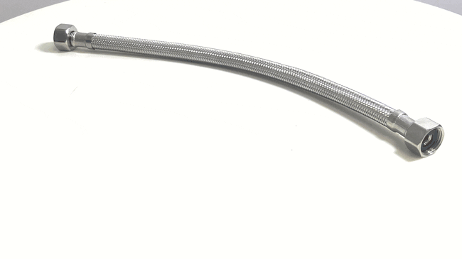 Wężyk elastyczny  prosty 30cm 3/8"x 3/8" A063.1