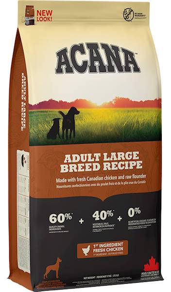 ACANA 17KG ADULT LARGE BREED KURCZAK RYBA GF