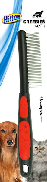 ZF GRZEBIEŃ METALOWY Z ZĘBAMI PODW. 21CM