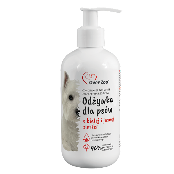 OVER ZOO ODŻYWKA DO BIAŁEJ SIERŚCI 250ML
