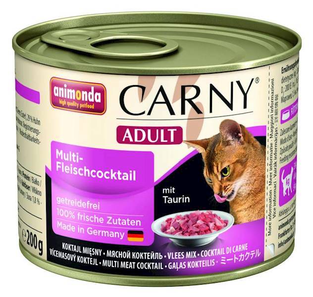 AN CARNY 200G ADULT MULTIFLEISCH-COCTAIL
