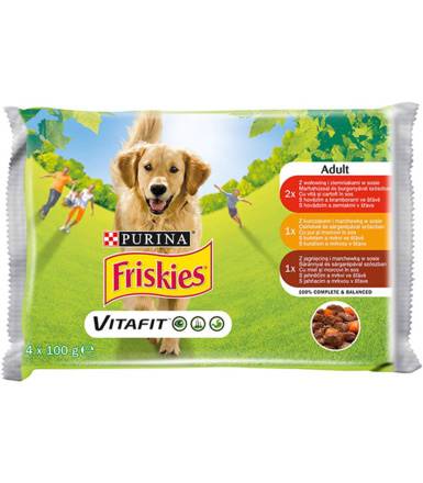 FRISKIES 4x100G DLA PSA MIĘSO