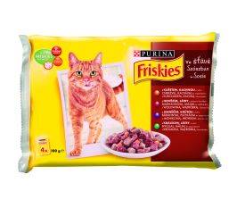 FRISKIES SASZETKA 4X85G DLA KOTA