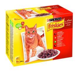 FRISKIES SASZETKA 12X85G DLA KOTA