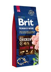 BRIT PREMIUM BY NATURE 15KG L+XL SENIOR 