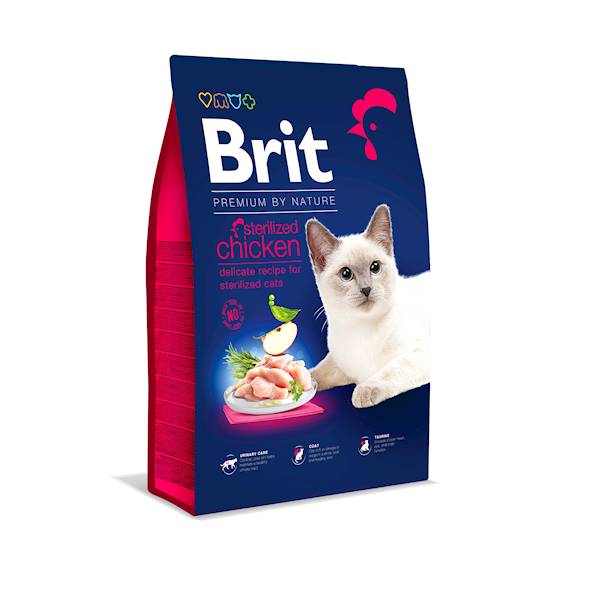 BRIT PREMIUM CAT 1,5KG STERILISED CHICKEN