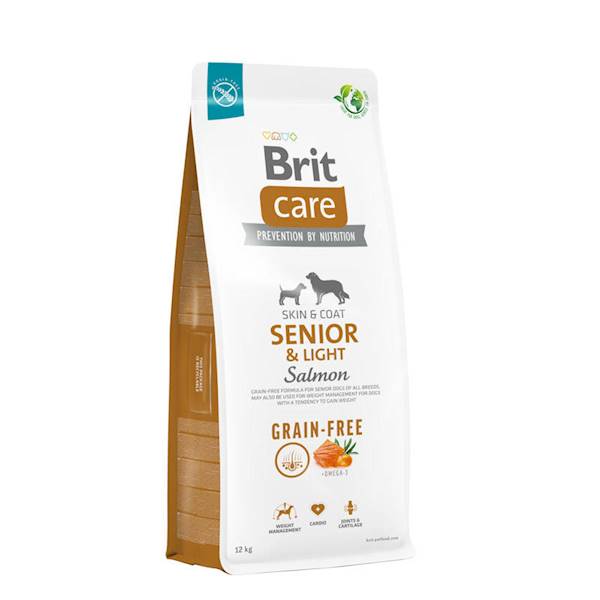BRIT CARE 12KG SENIOR&LIGHT SALMON