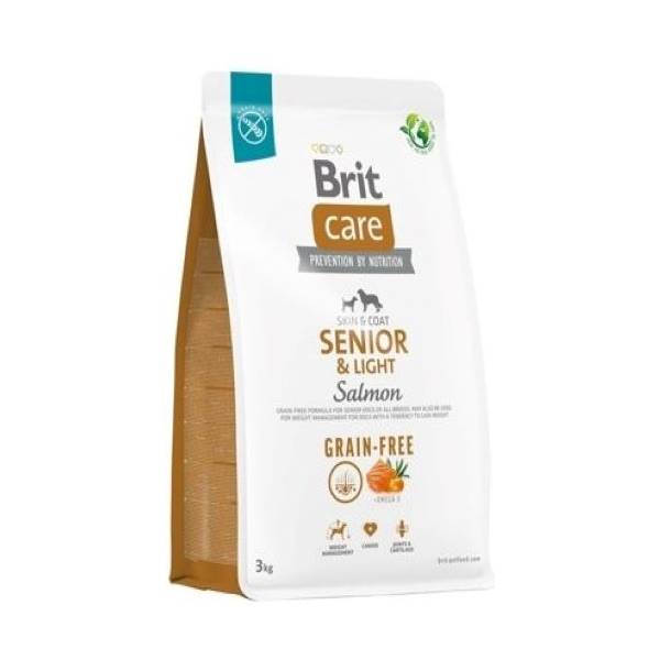 BRIT CARE 3KG SENIOR&LIGHT SALMON