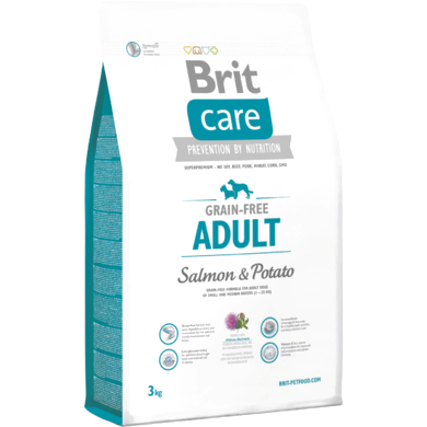 BRIT CARE 3KG ADULT SALMON 