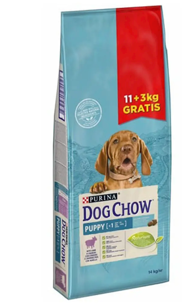 PURINA DOG CHOW 11KG + 3KG JUNIOR L&R 