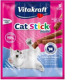 V CAT STICKS MINI 3SZT FLĄDRA+OMEGA 3