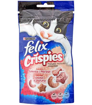 FELIX CRISPIES 45G ŁOSOŚ, PSTRĄG