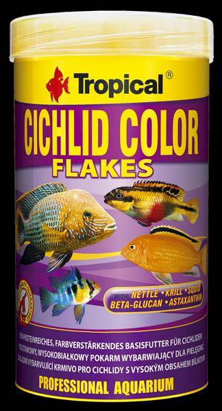 TR CICHLID COLOR FLAKES 250ML/50G