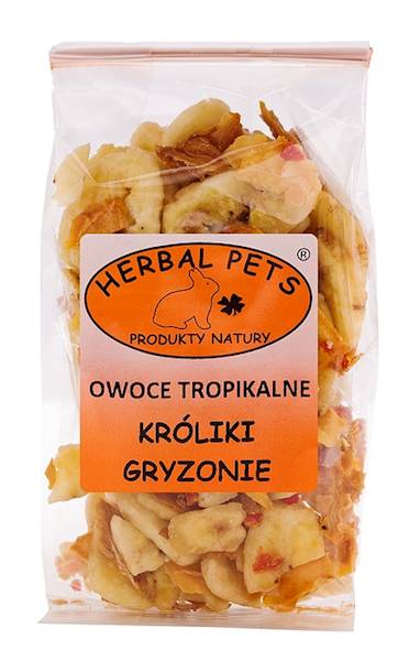 HPE OWOCE TROPIKALNE KRÓLIK,GRYZONIE 75G