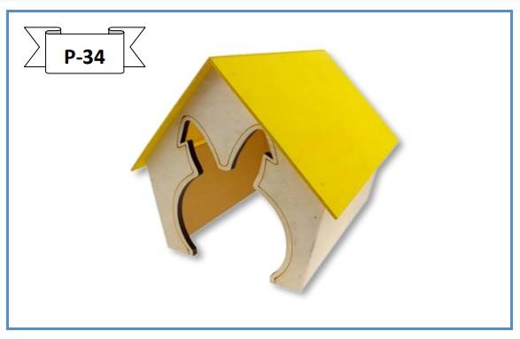 PINO DOMEK DLA KRÓLIKA, MAŁY "USZY 1"