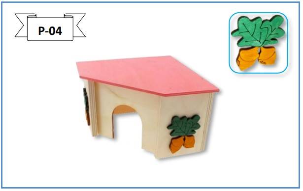 PINO DOMEK NAROŻNY 14,5x14,5x9CM