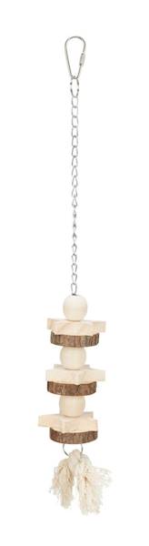 TX ZABAWKA DLA PAPUGI DREWNO/ SIZAL