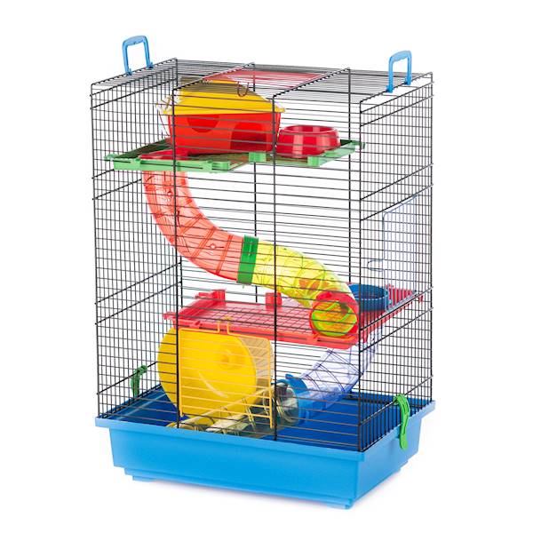 IN KLATKA TEDDY II + TUBA CZARNA 36x24x50