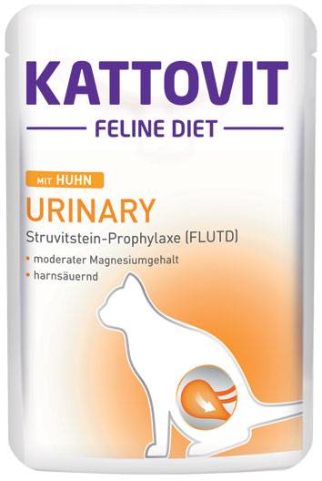 ZG KATTOVIT 85G URINARY KURCZAK DIETA DLA KOTÓW