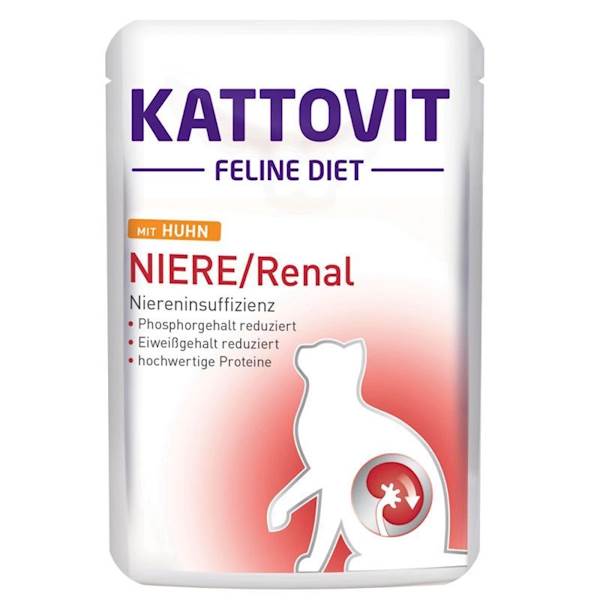 ZG KATTOVIT 85G NIERE/RENAL KURCZ DIETA DLA KOTÓW