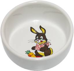 YARRO MISKA CERAMICZNA DLA KRÓLIKA 11,5CMx5CM