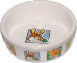 YARRO MISKA CERAMICZNA DLA GRYZ./KRÓL. 12,5CMx4CM